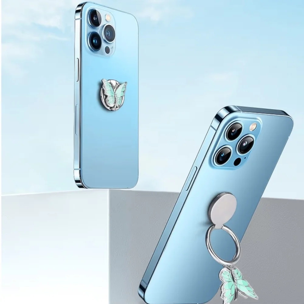 Butterfly Phone Ring Grip 360 Degree Rotating‎ Plating Finger Holder Kickstand
